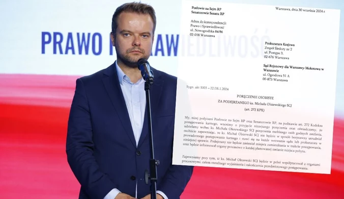 Sprawa ks. Olszewskiego. Ruch posłów PiS i Konfederacji