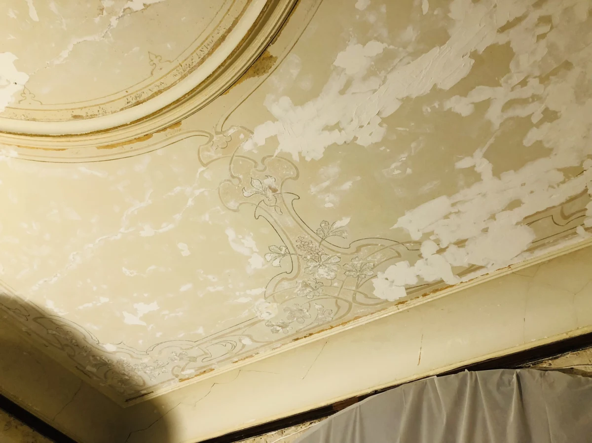 Piękne, secesyjne motywy, oryginalne polichromie, złocenia na suficie oraz sztukaterii ukazały się konserwatorom, którzy pracują w Pałacu Rodziny Poznańskich w Łodzi. Dawny blask i sznyt odzyskuje biuro, gdzie załatwiano interesy w dawnym imperium włókienniczym Izraela Poznańskiego.