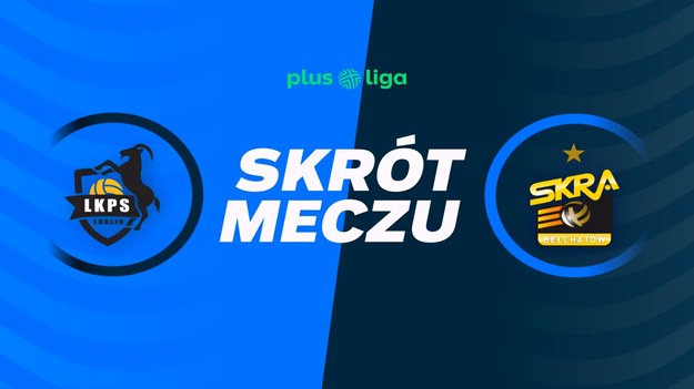 Skrót meczu Bogdanka LUK Lublin - PGE GiEK Skra Bełchatów.