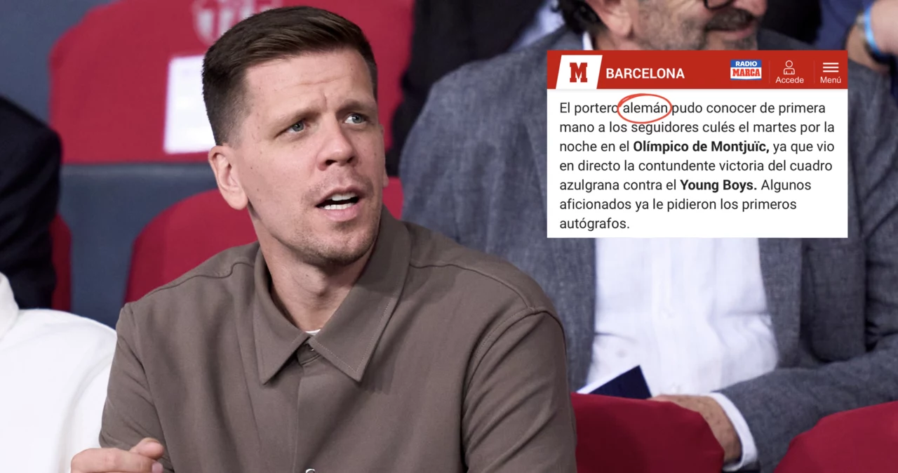 Wojciech Szczęsny został nazwany "Niemcem" przez dziennikarzy dziennika "Marca"