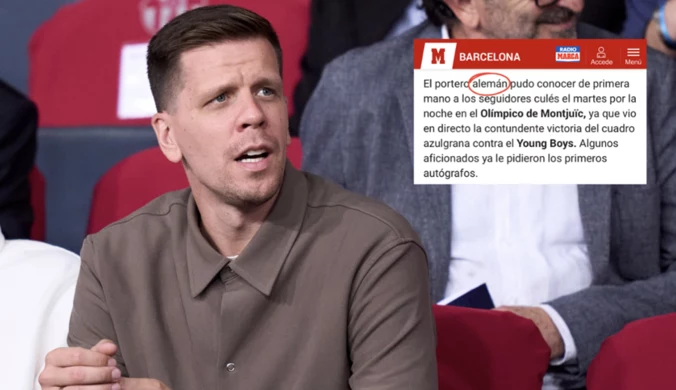 Wojciech Szczęsny "Niemcem". Tak Hiszpanie potraktowali Polaka po transferze do Barcelony