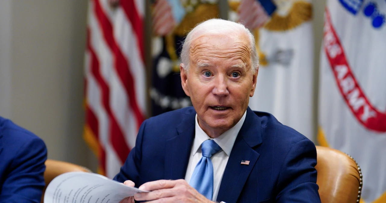 Prezydent USA Joe Biden odbiera raport po przejściu huraganu Helene 