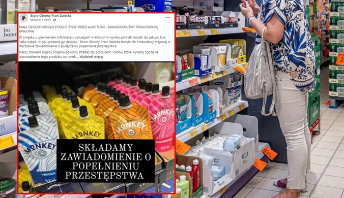 Sprawa alkotubek trafi do prokuratury. "Dziecko mogło stracić życie"