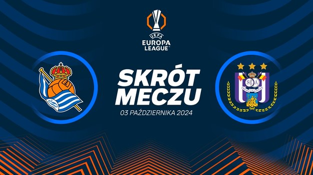 Skrót meczu Real Sociedad - RSC Anderlecht.

Pełne mecze Ligi Europy obejrzeć można w kanałach sportowych Polsatu.