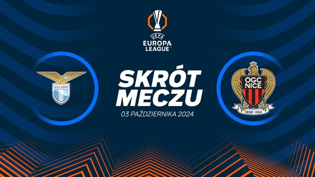 Skrót meczu Lazio - OGC Nice.

Pełne mecze Ligi Europy obejrzeć można w kanałach sportowych Polsatu.