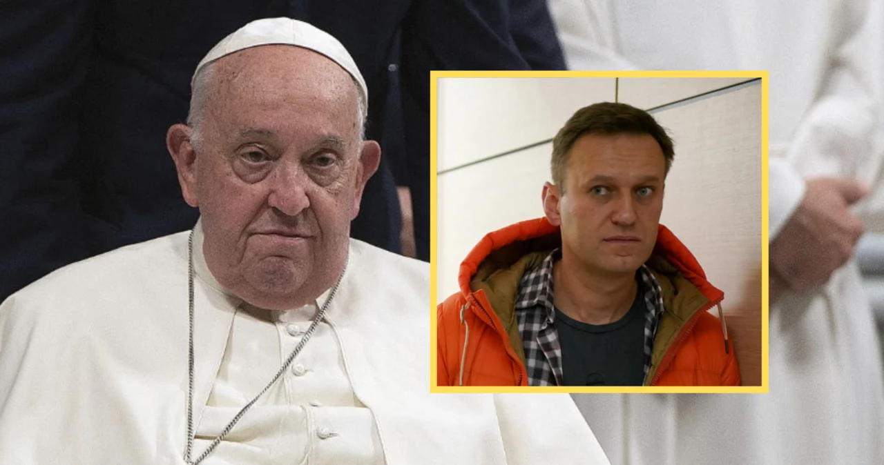 Papież Franciszek i Aleksiej Nawalny. Obaj zostali nominowani do Pokojowej Nagrody Nobla 