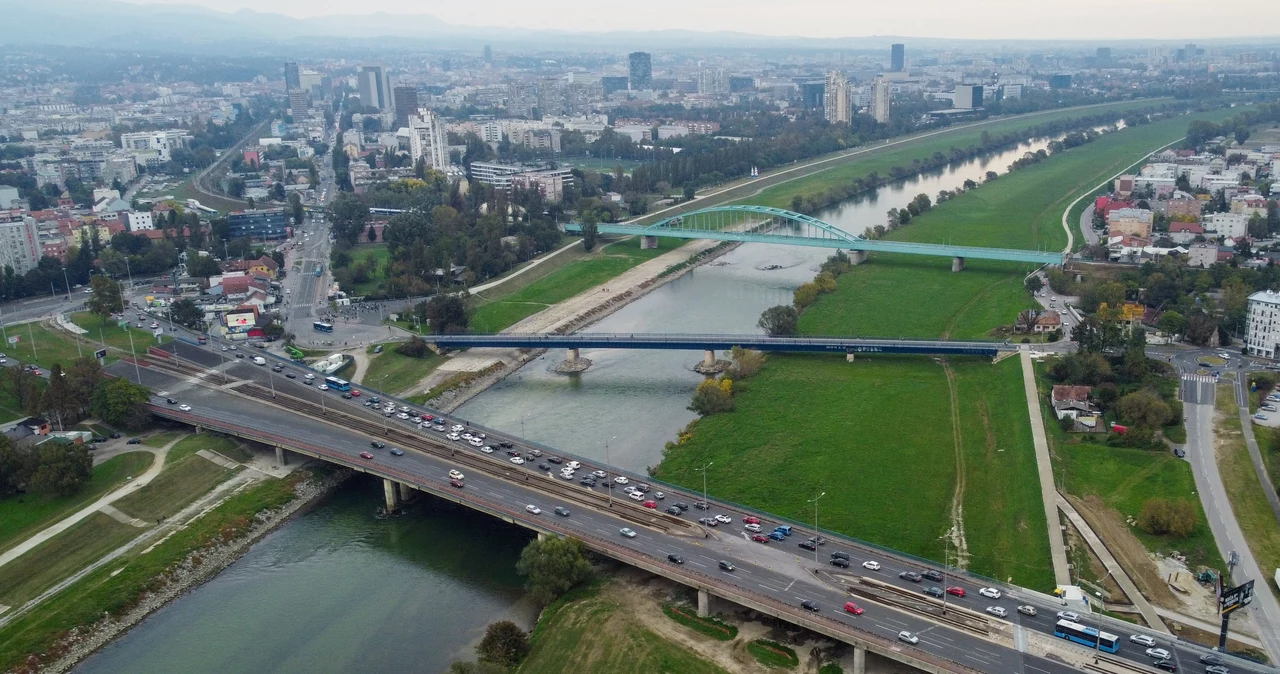 Rzeka Sawa w Zagrzebiu