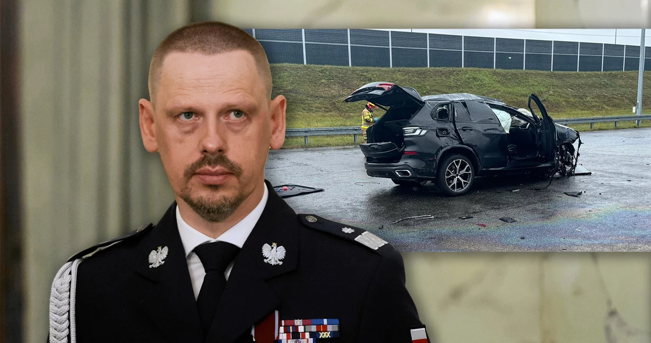 Nowe informacje w sprawie wypadku komendanta głównego policji