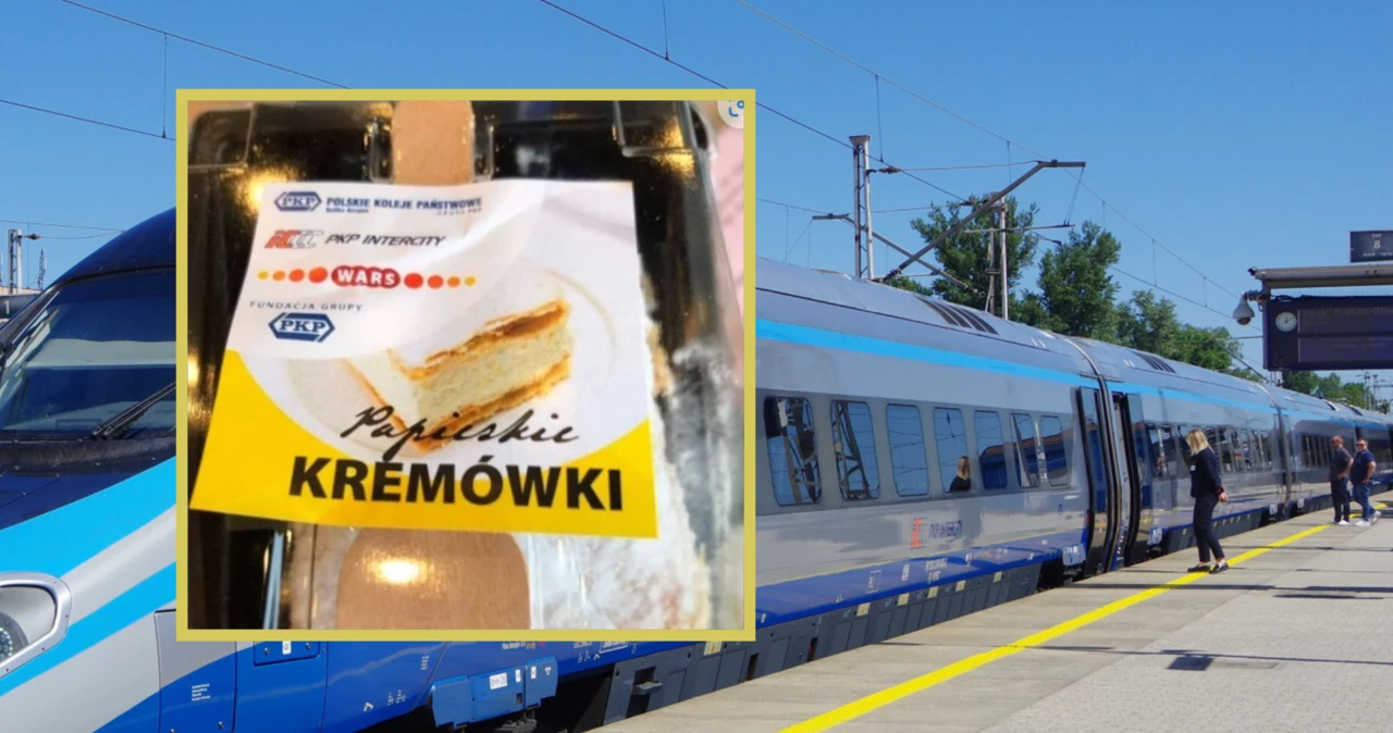 Papieskie kremówki rozdawano w pociągach PKP. Akcja kosztowała ponad 87 tys. złotych 