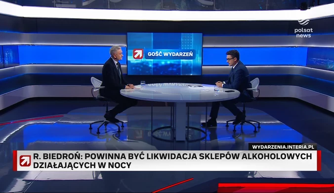 Biedroń w ''Gościu Wydarzeń'' o działaniach rządu ws. alkotubek: Zaniechanie, a teraz trochę szopka