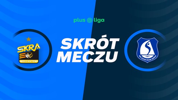 Skrót meczu PGE GiEK Skra Bełchatów - MKS Ślepsk Malow Suwałki.