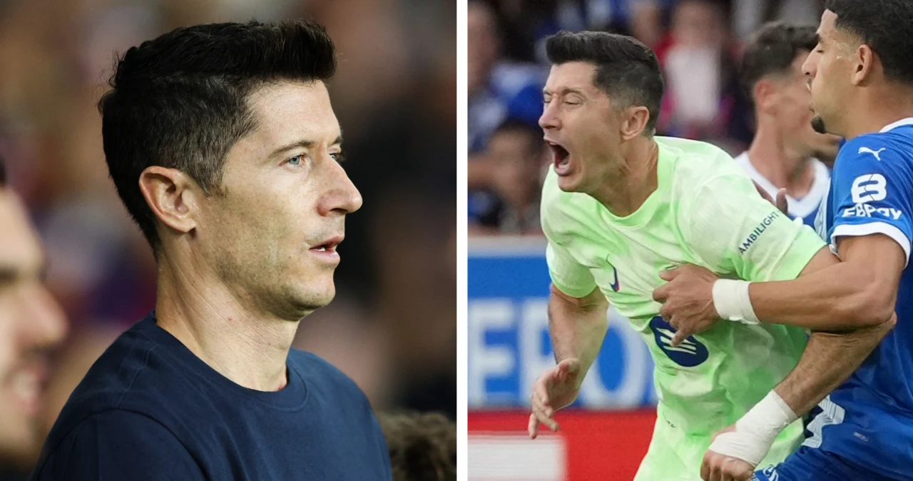 Robert Lewandowski w barwach FC Barcelona