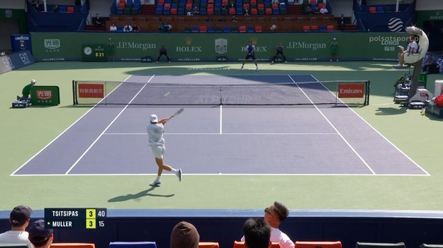 Skrót meczu Stefanos Tsitsipas - Alexandre Muller.