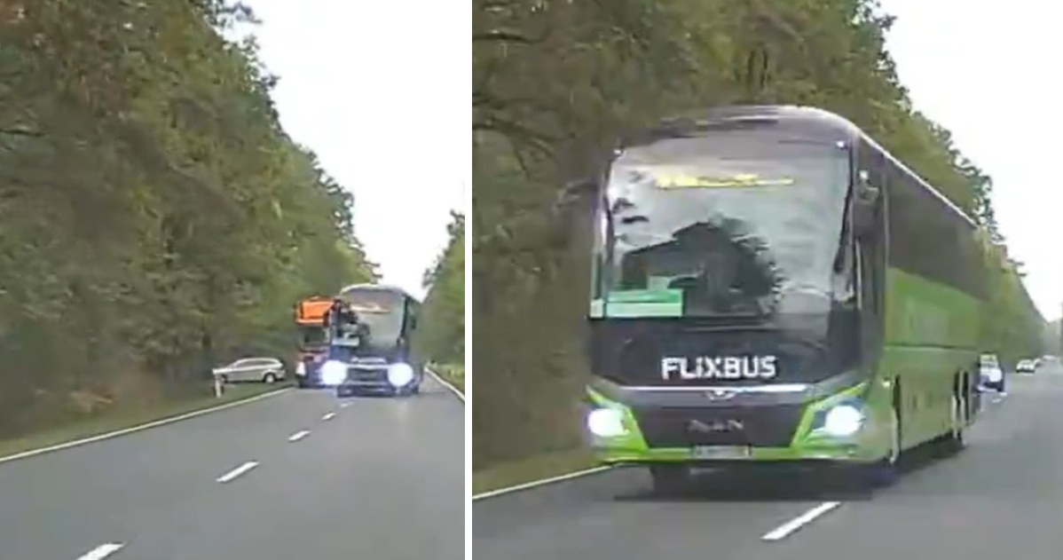 Kierowca FlixBusa poszukiwany. Przez to nagranie straci pracę