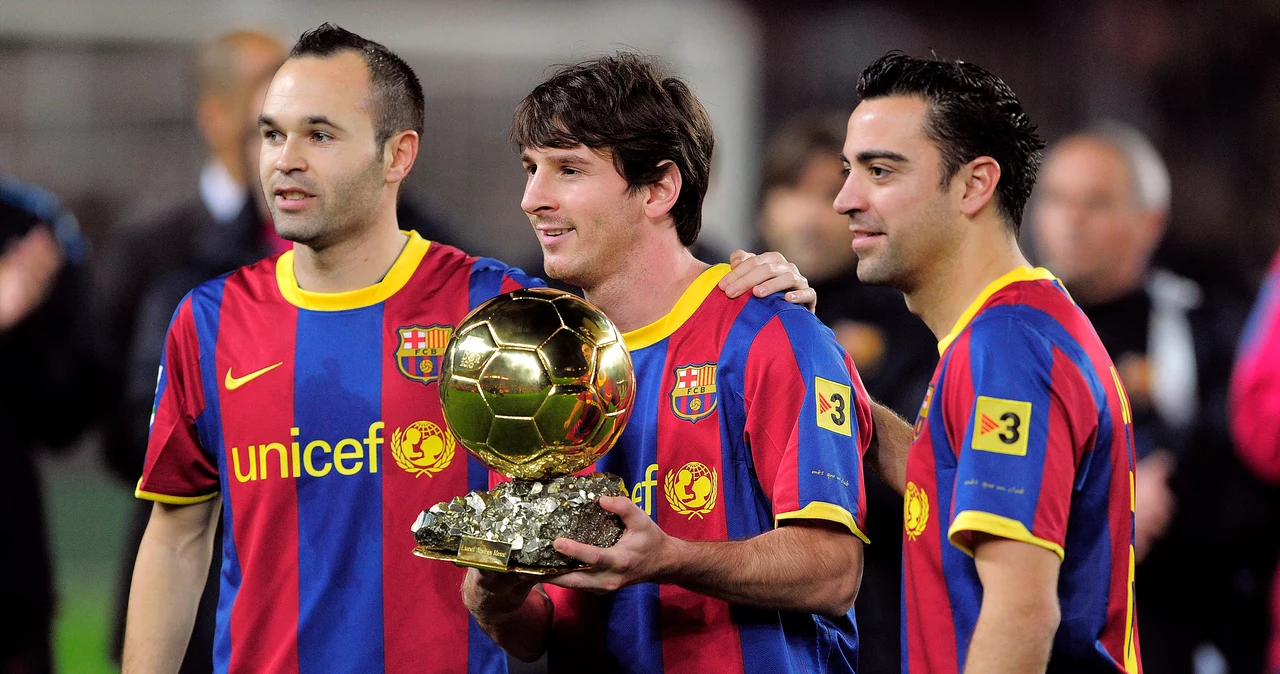 Andres Iniesta, Leo Messi i Xavi Hernandez