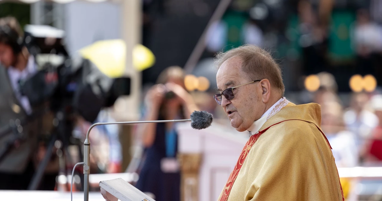 Tadeusz Rydzyk podczas pielgrzymki Rodziny Radia Maryja na Jasną Górę 