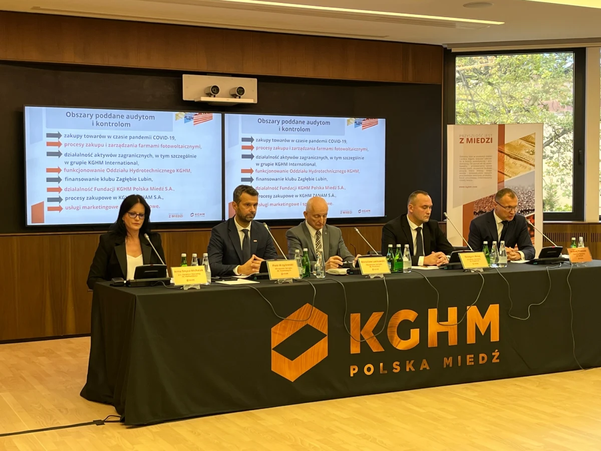 W KGHM Polska Miedź przeprowadzono 17 audytów i kontroli, kolejne są bliskie ukończenia - poinformował zarząd KGHM. Sprawdzano m.in. działalność fundacji czy wydatki podczas pandemii koronawirusa. W niektórych sytuacjach o nieprawidłowościach zawiadomiona została prokuratura - dodał.
