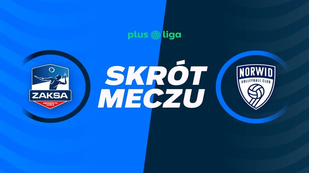 Skrót meczu ZAKSA Kędzierzyn-Koźle - Steam Hemarpol Norwid Częstochowa.