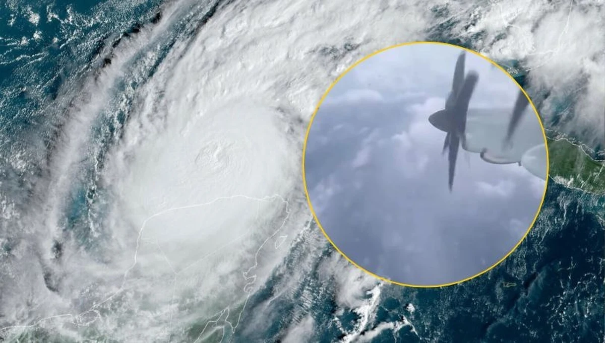 Zastanawialiście się kiedyś, jak to jest znaleźć się w oku huraganu? Z odpowiedzią przychodzą amerykańscy Łowcy Huraganów, którzy w celach badawczych wlecieli w oko huraganu 5. kategorii w skali Saffira-Simpsona Milton. Widok zapiera dech w piersiach.