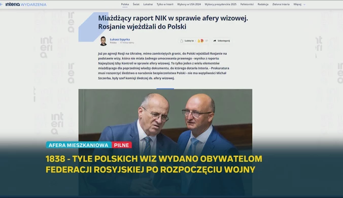 Konwiński w "Graffiti" o aferze wizowej: To jest sprawa wielowątkowa i kompromitująca PiS