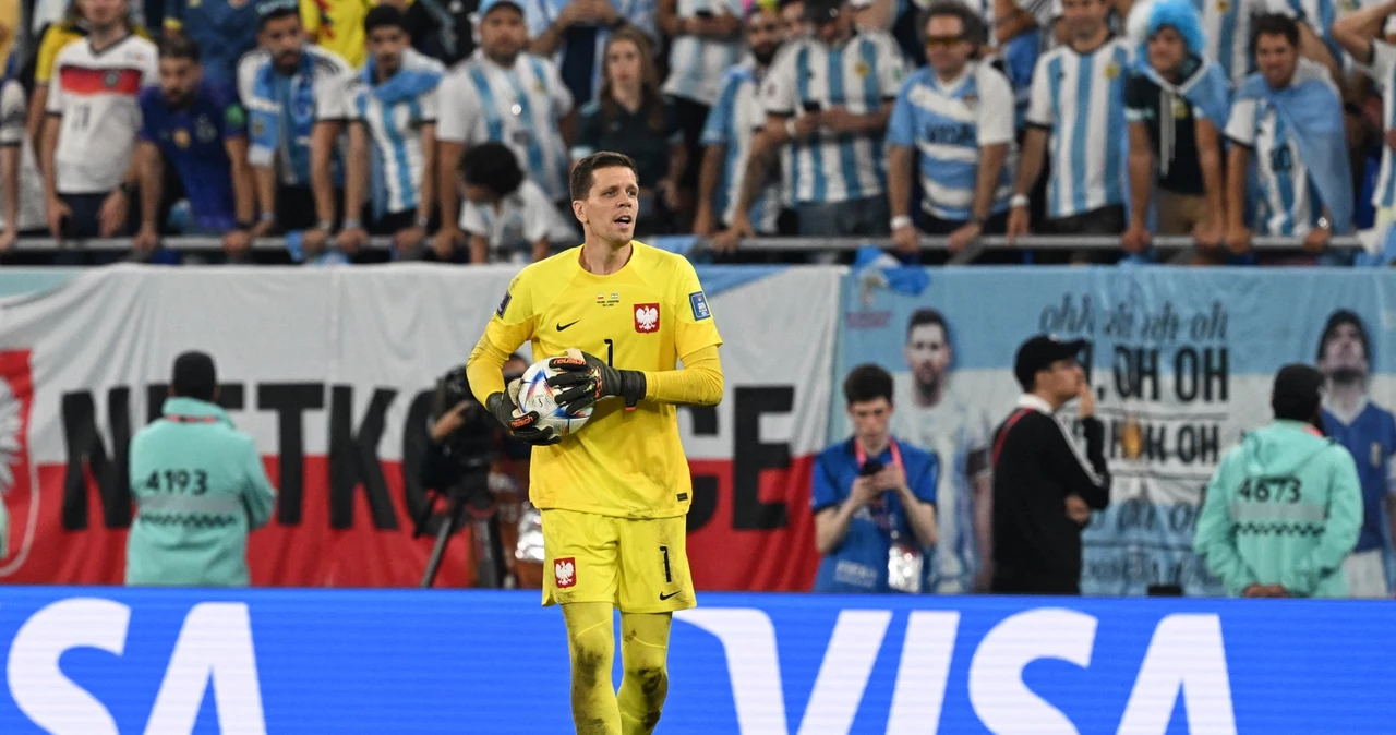 Wojciech Szczęsny podczas meczu z Argentyną