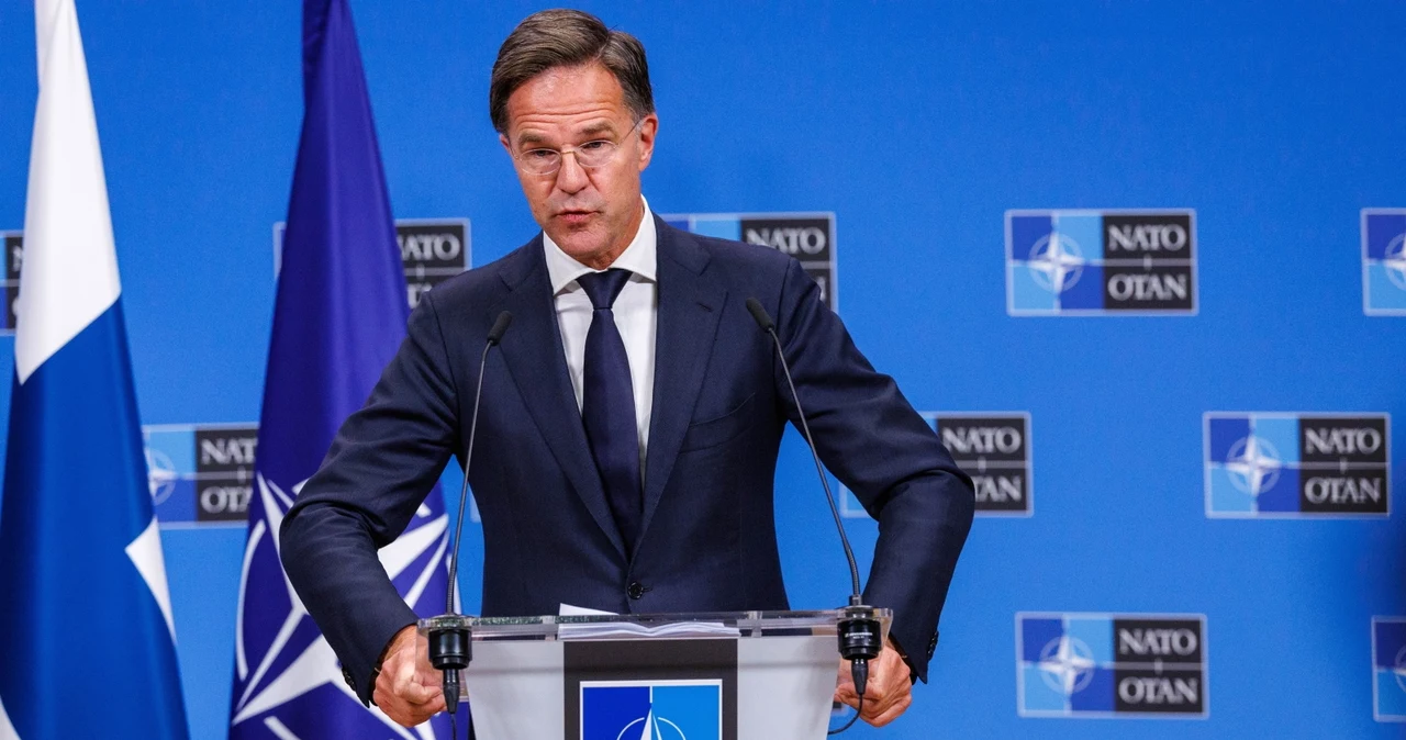 Szef NATO Mark Rutte