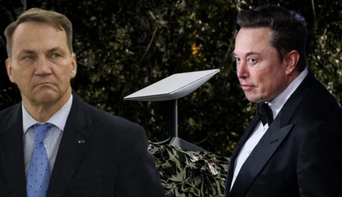 Nie Musk, a Polska finansuje Starlinki dla Ukrainy. Sikorski wprost