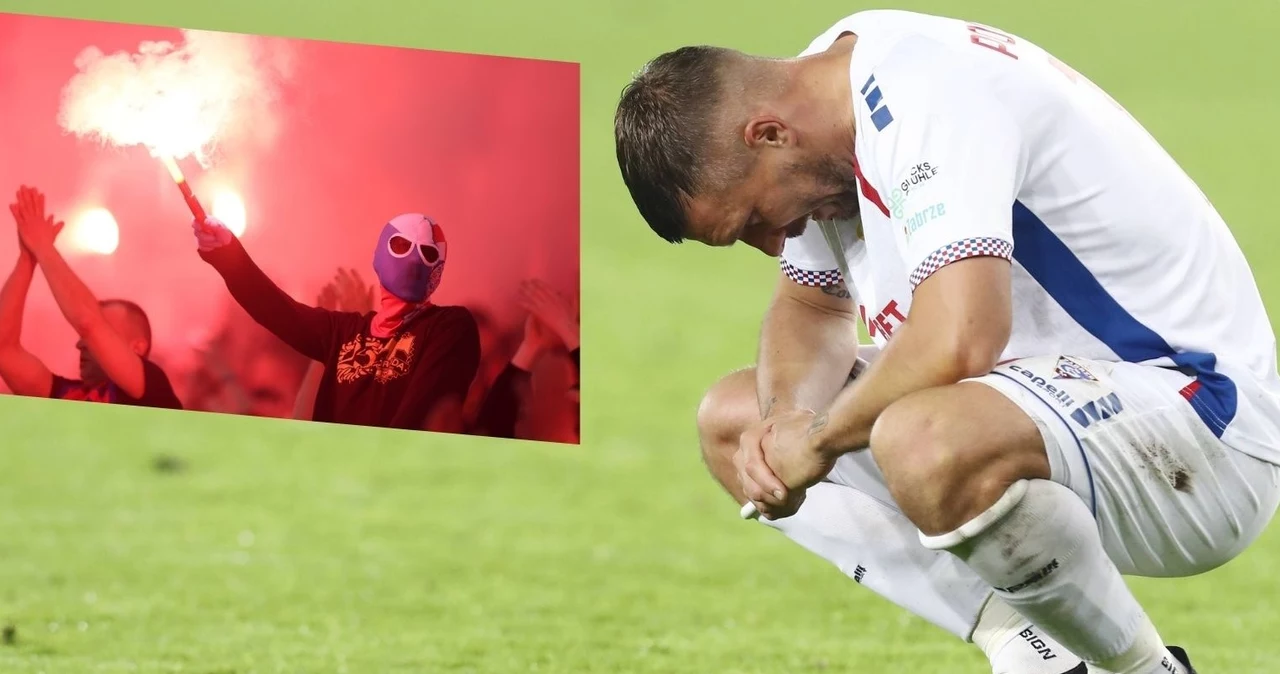 Lukas Podolski nie tak wyobrażał sobie pożegnanie z kibicami w Kolonii 