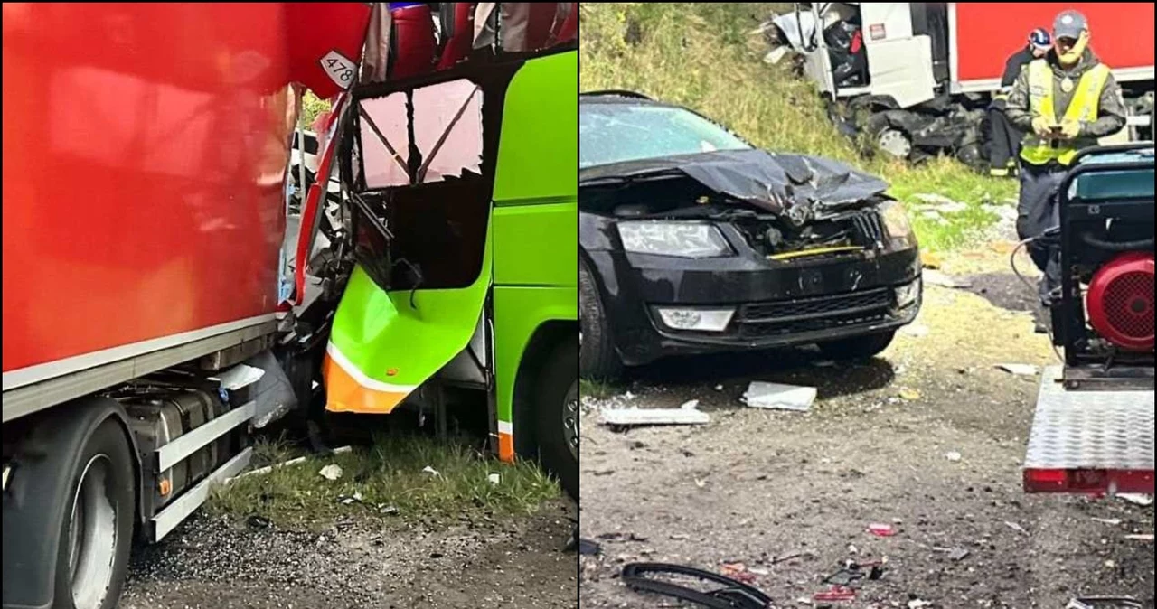 Tragiczny wypadek autokaru pod Lwowem