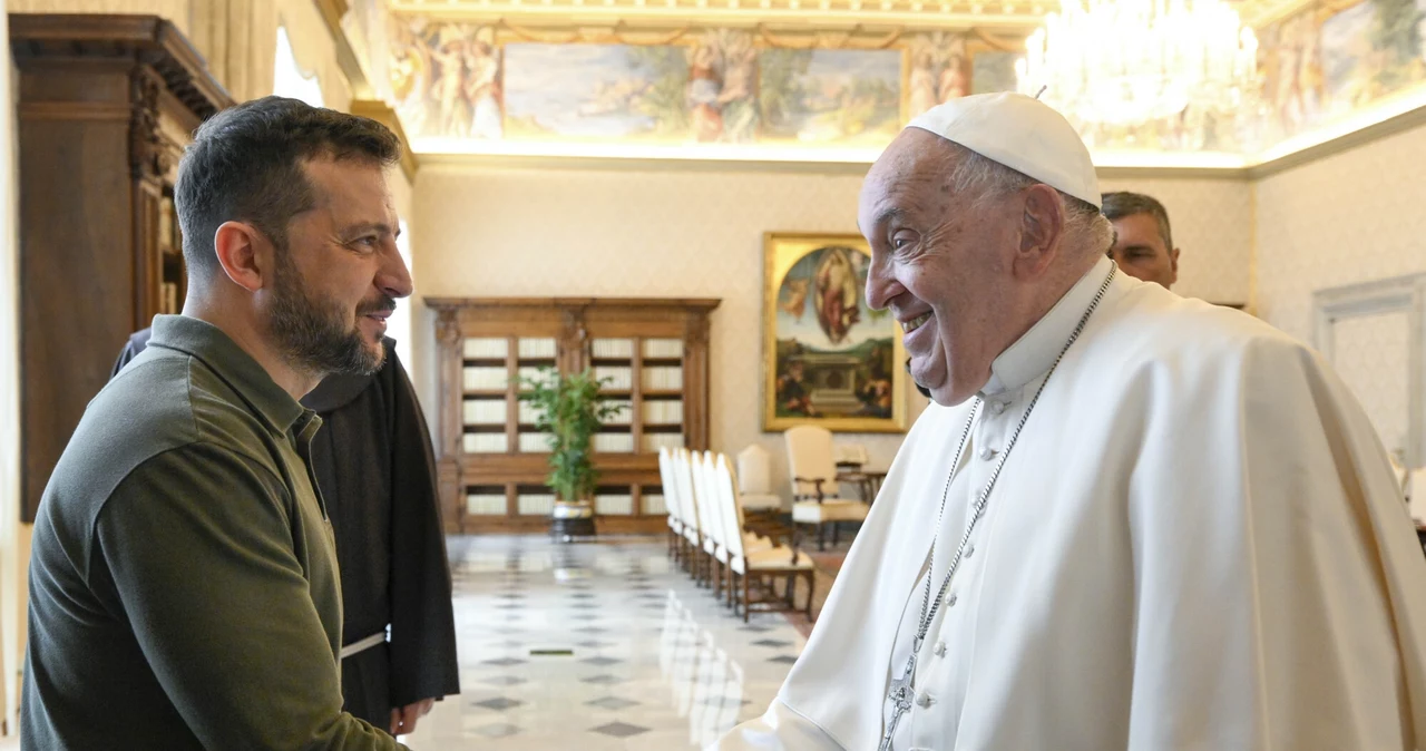 Wołodymyr Zełenski spotkał się z papieżem Franciszkiem