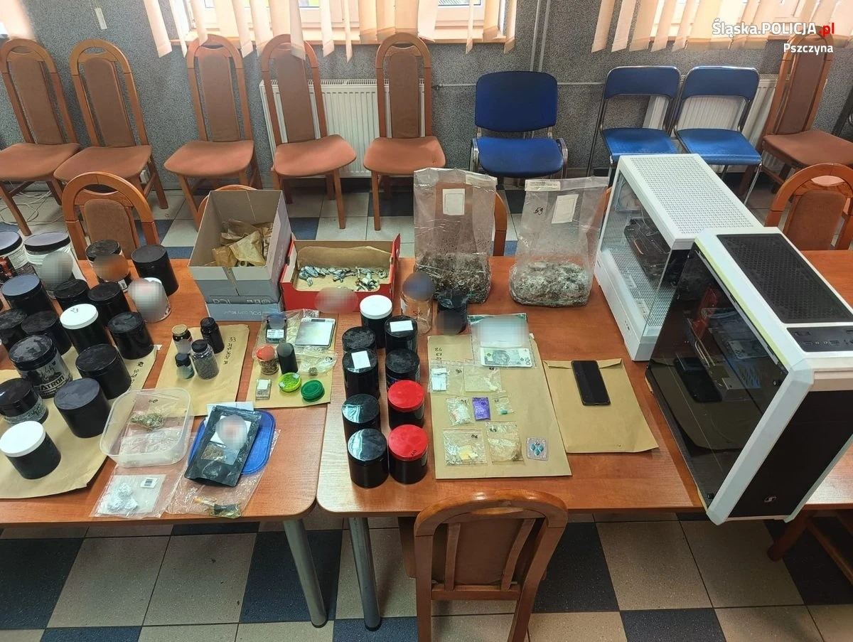 Rozprowadzali narkotyki wśród młodych ludzi z powiatu pszczyńskiego, ich odbiorcami były także dzieci. Dwóch dilerów ​policjanci z Pszczyny (woj. śląskie) zatrzymali w małopolskich Brzeszczach. Mundurowi przejęli trzy kilogramy narkotyków, m.in. amfetaminę i mefedron.