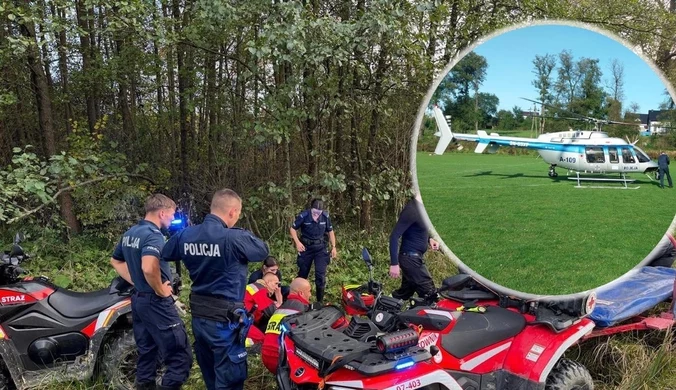 Zaginęła podczas grzybobrania. Z bagien donosiło się wołanie o pomoc