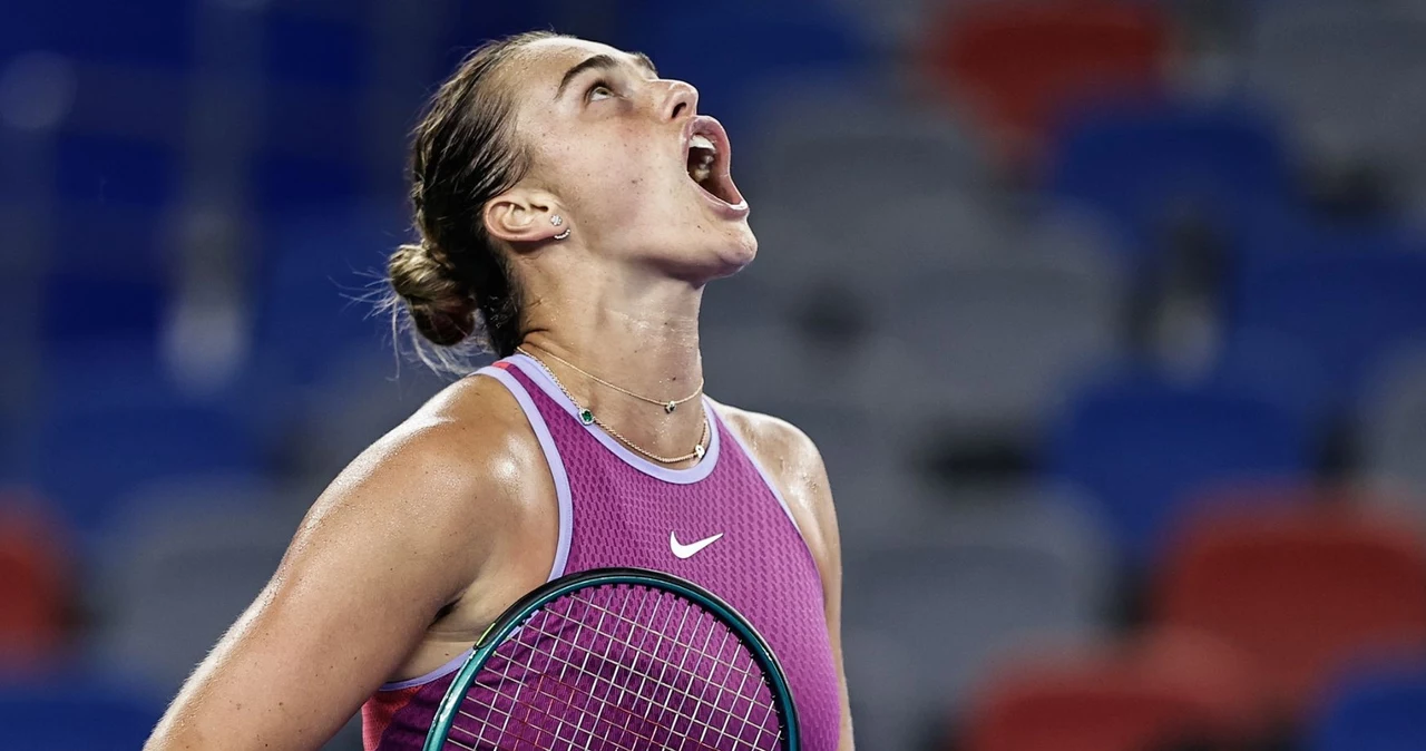 Aryna Sabalenka podczas Wuhan Open 2024