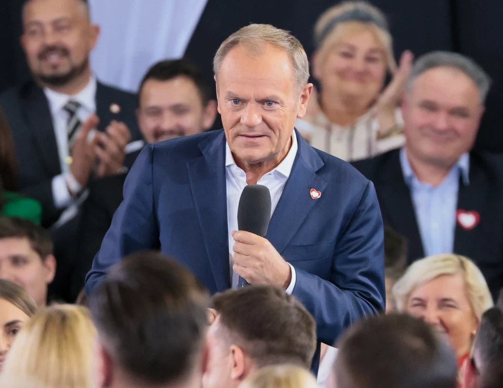 Premier Donald Tusk, przewodniczący Platformy Obywatelskiej