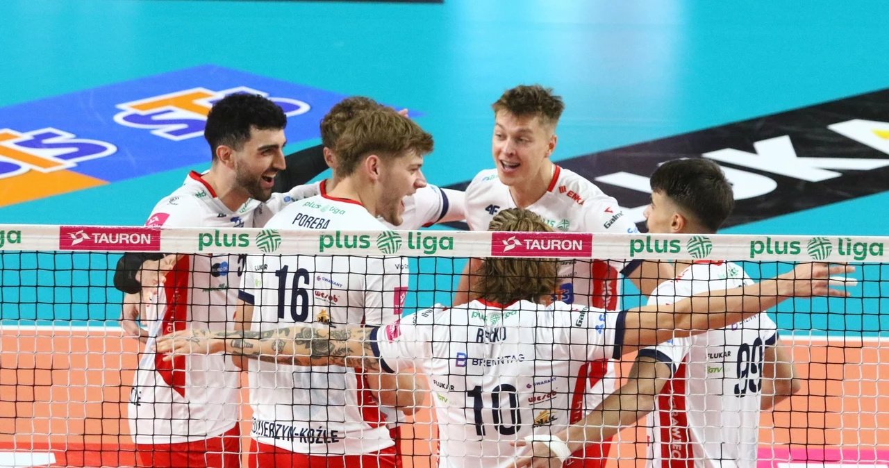 Siatkarze drużyny ZAKSA Kędzierzyn-Koźle