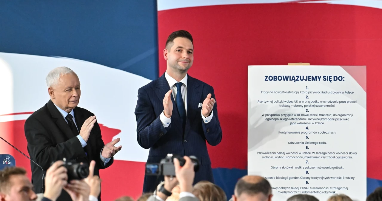 Jarosław Kaczyński i Patryk Jaki podpisali wspólną deklarację