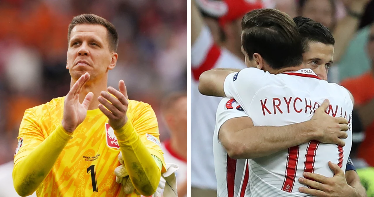 Reprezentacja Polski. Wojciech Szczęsny, Grzegorz Krychowiak i Robert Lewandowski