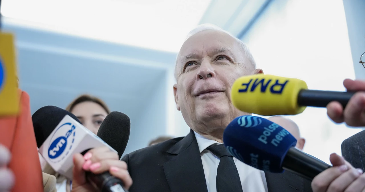 Prezes PiS-u Jarosław Kaczyński