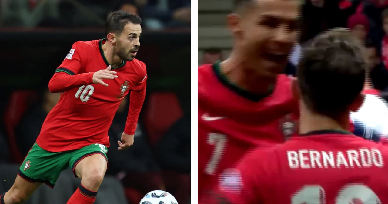 Bernardo Silva otworzył wynik w meczu Polska - Portugalia