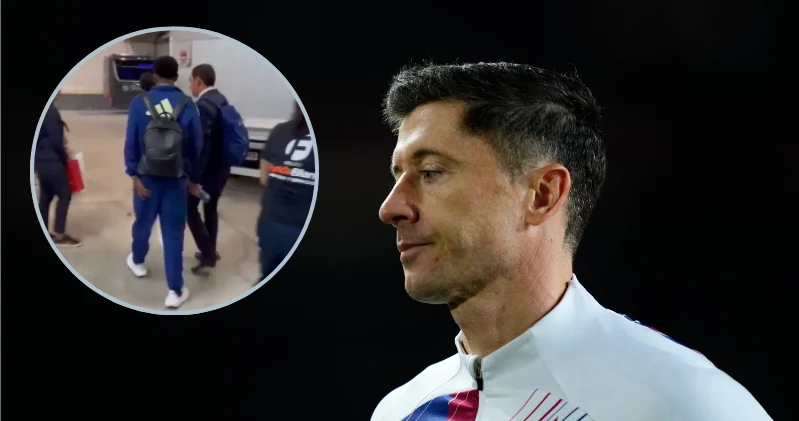 Obrazki z Lamine Yamalem zaniepokoiły kibiców FC Barcelona. Hiszpan świetnie współpracuje na boisku z Robertem Lewandowskim