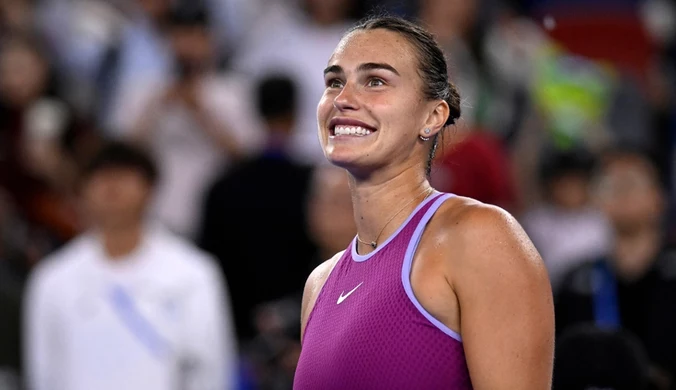 Sabalenka odebrała trofeum i nie wytrzymała. Zrobiła to na oczach kibiców