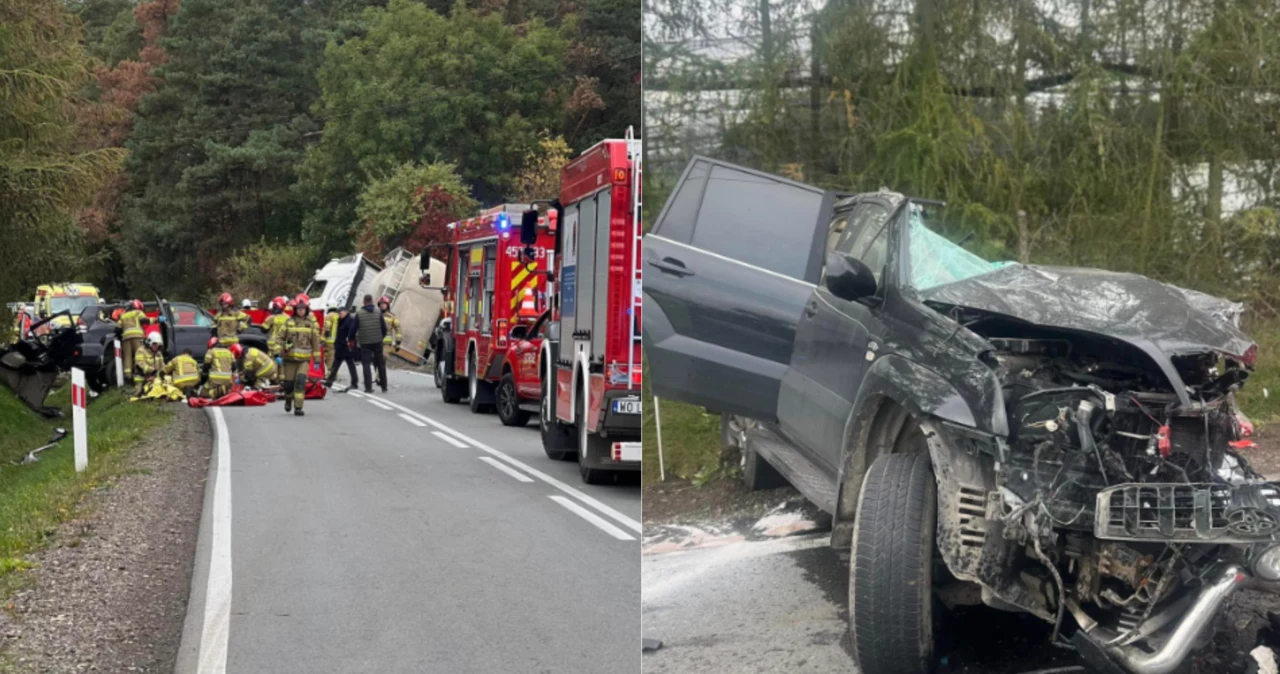 Wypadek w Trzylatkowie. Nie żyją dwie osoby