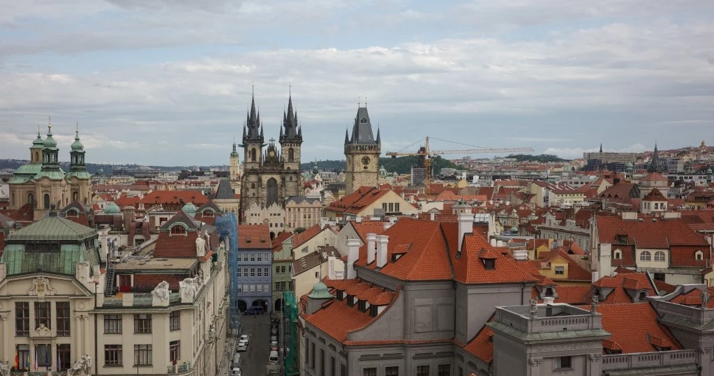 Wielkie zmiany w czeskiej Pradze. Na zdj. panorama centrum miasta 