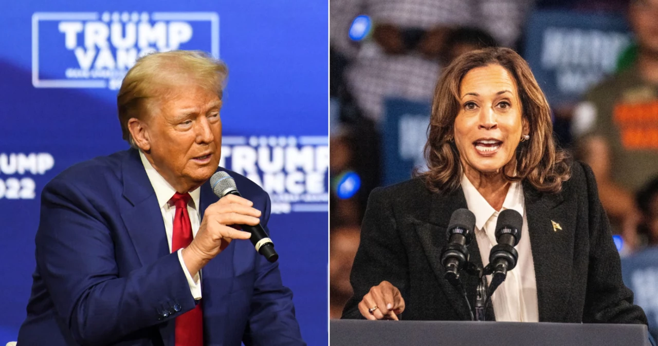 Wybory prezydenckie w USA. Donald Trump i Kamala Harris na wiecach wyborczych w Pensylwanii 