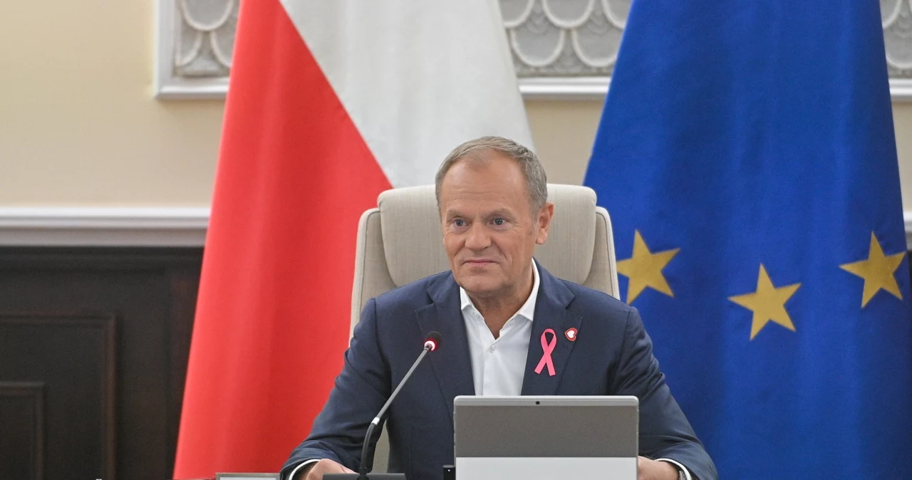 Premier Donald Tusk na Radzie Ministrów