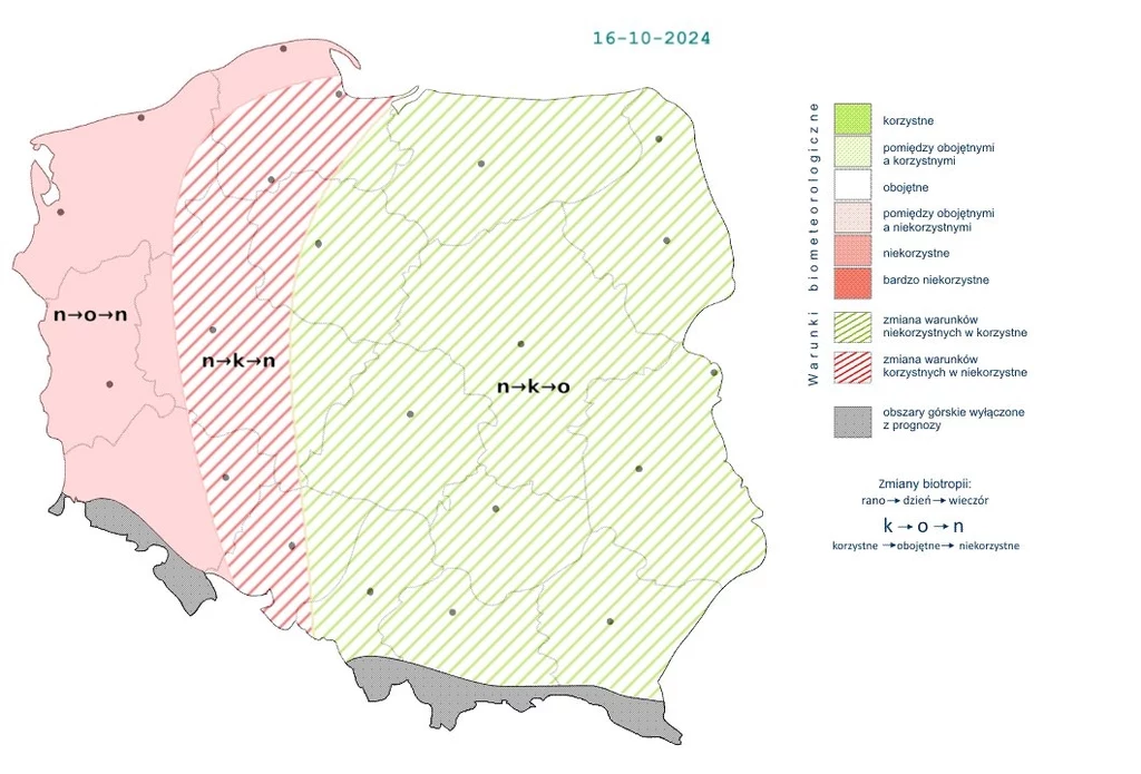 Chociaż rano i wieczorem warunki będą niekorzystne, to w ciągu dnia aura będzie nam sprzyjać