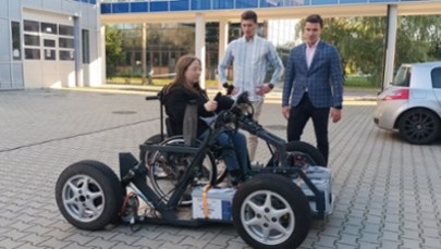 "Lizard" - wynalazek studentów Politechniki Krakowskiej. Auto dla osób z niepełnosprawnościami