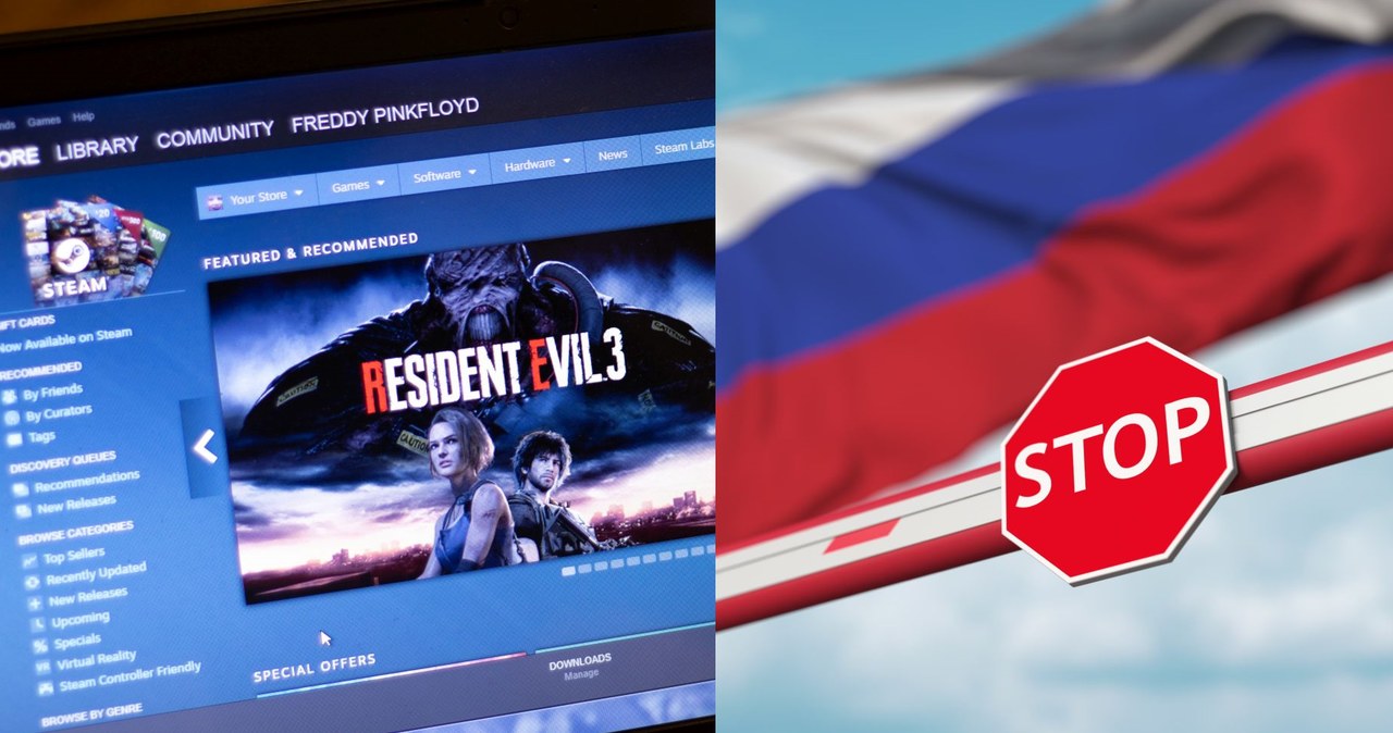 Steam, jest, jedną, największych, platform, świecie, sprzedaży, gier, wideo, Okazuje, amerykańskie, przedsiębiorstwo, teraz, dos Steam ulega Rosjanom i kasuje ponad 260 gier. Niespodziewana decyzja