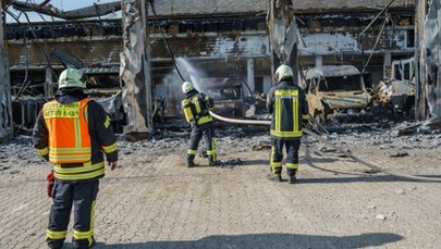 Miliony euro strat po pożarze w remizie. W budynku nie było alarmu