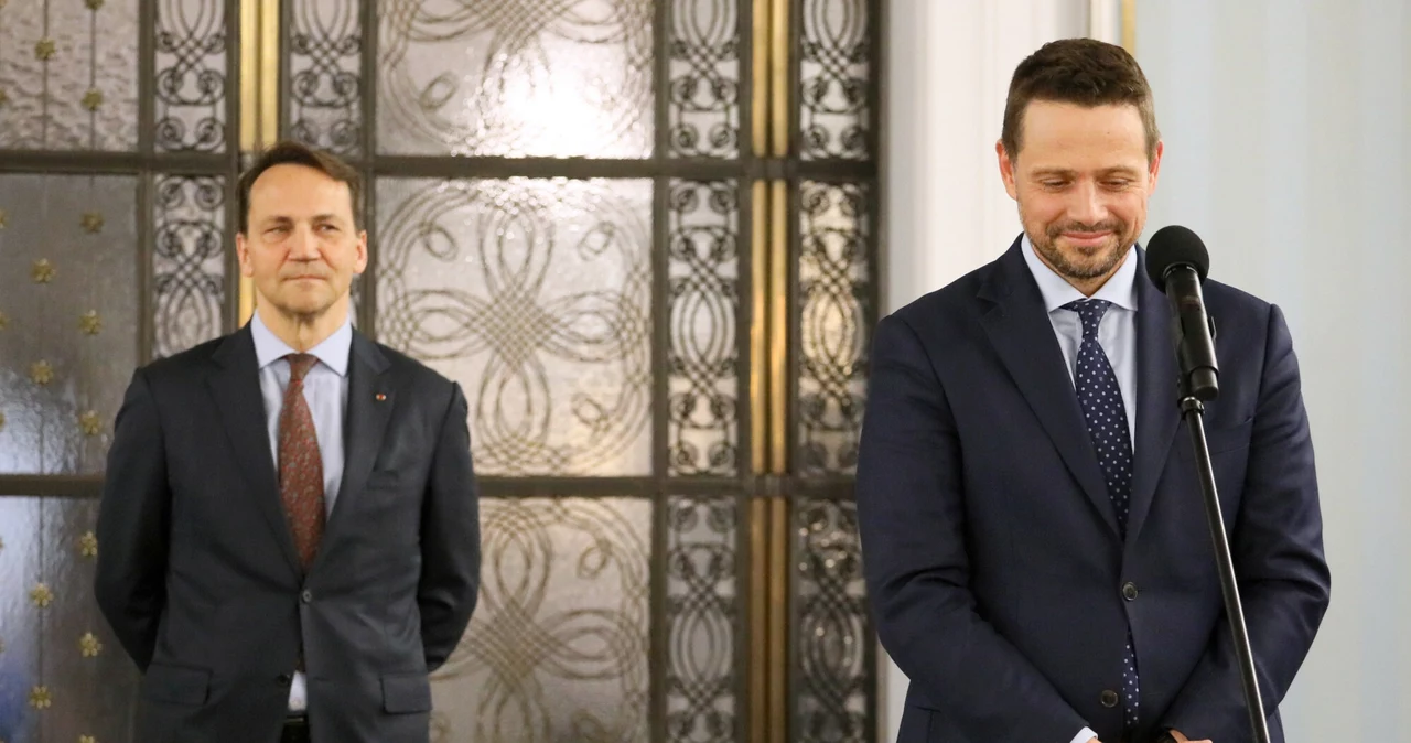 Radosław Sikorski i Rafał Trzaskowski